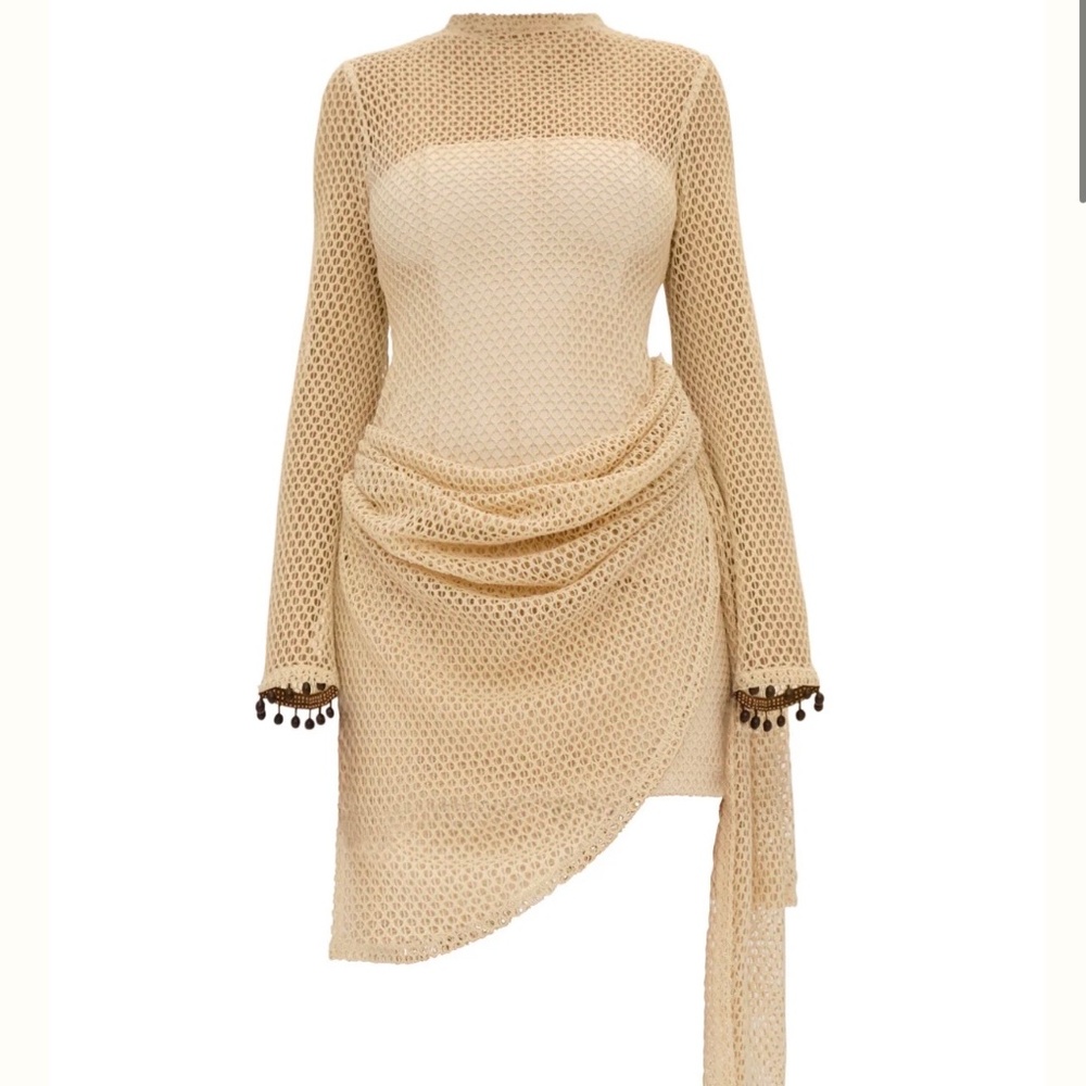 ANDREA IYAMAH EGU CROCHET DRESS